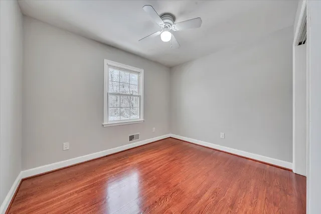 a backyard of a house