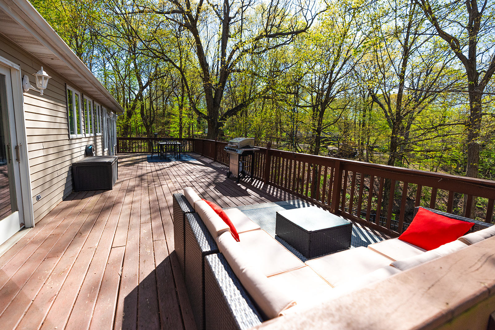 147 Lake Thunderbird Drive Putnam, IL 61560 - Photo 11 of 50 a view of a roof deck with couches
