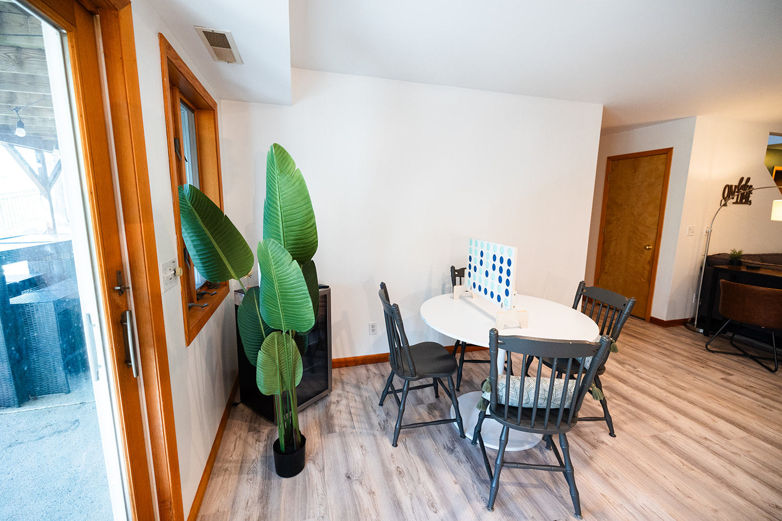 147 Lake Thunderbird Drive Putnam, IL 61560 - Photo 32 of 50 a view of a dining room with furniture and a window