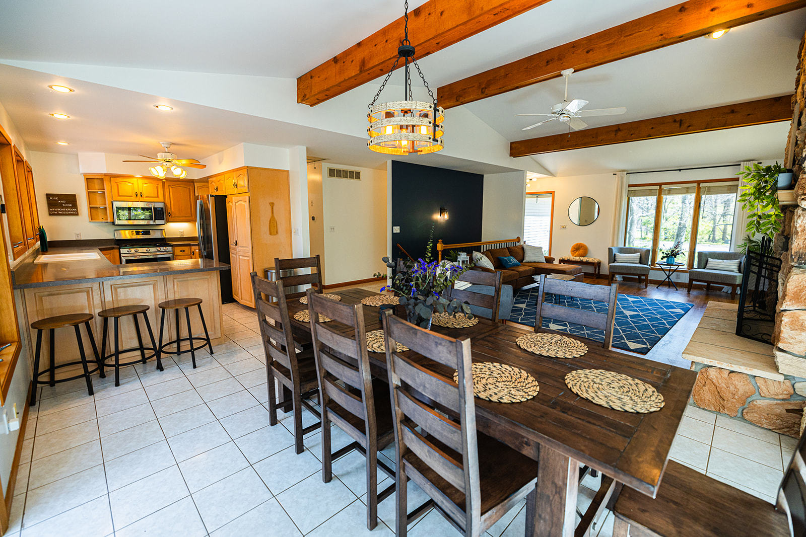 147 Lake Thunderbird Drive Putnam, IL 61560 - Photo 5 of 50 a view of a dining room with furniture