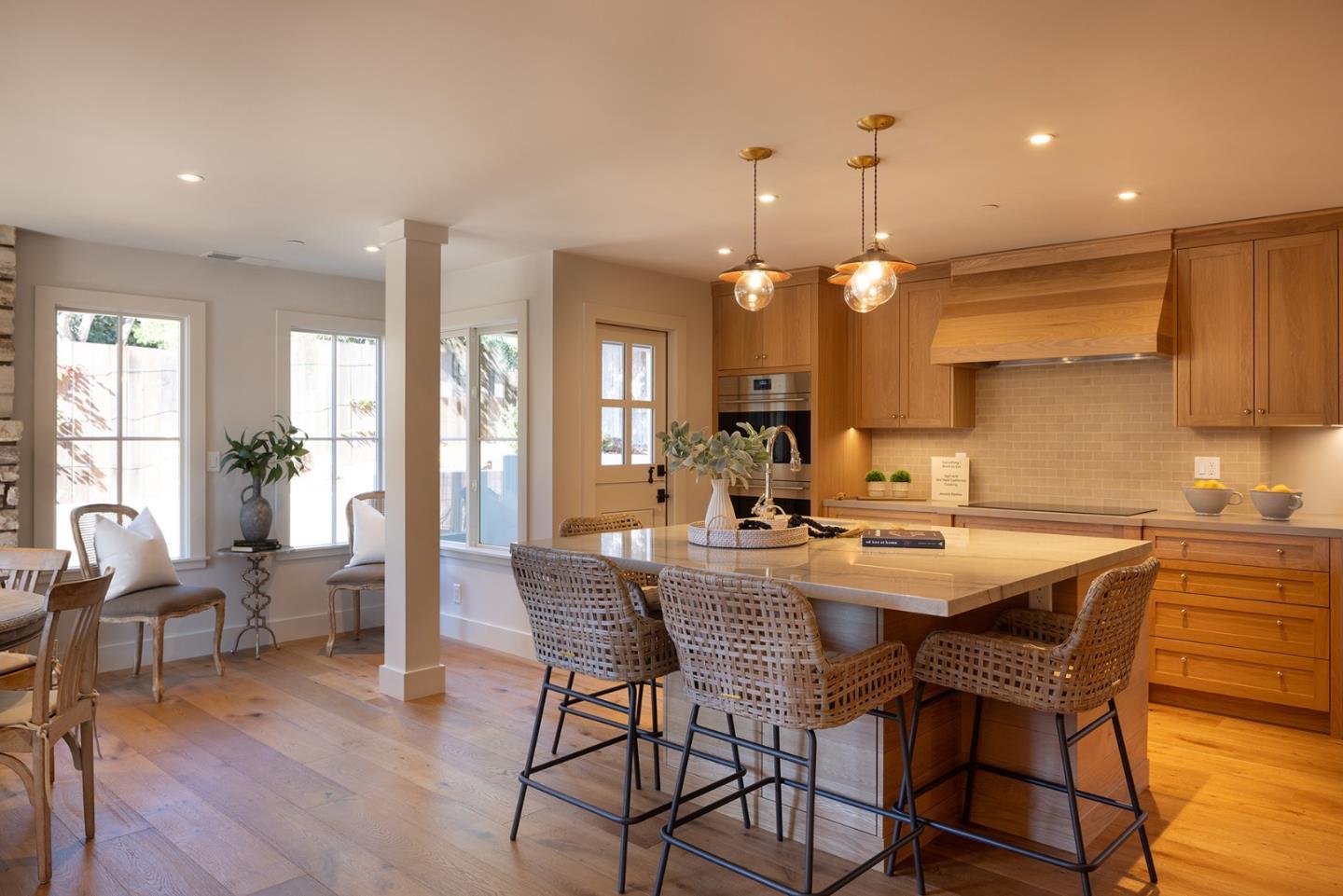 4 Oak Knoll Way Carmel, CA 93923 - Photo 12 of 49 a view of a dining room with furniture and wooden floor