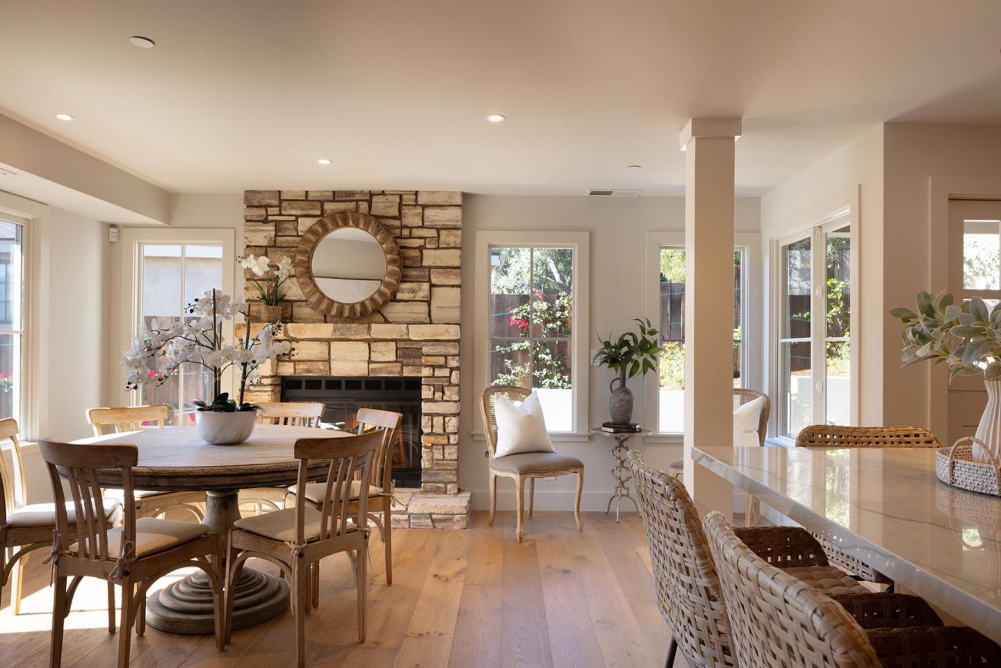 4 Oak Knoll Way Carmel, CA 93923 - Photo 24 of 49 a living room with fireplace furniture and a large window