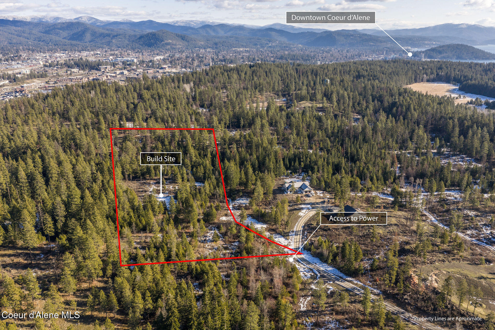 Nka West Solid Rock Road Coeur D'Alene, ID 83814 - Photo 2 of 39 End-of-the-Road Privacy