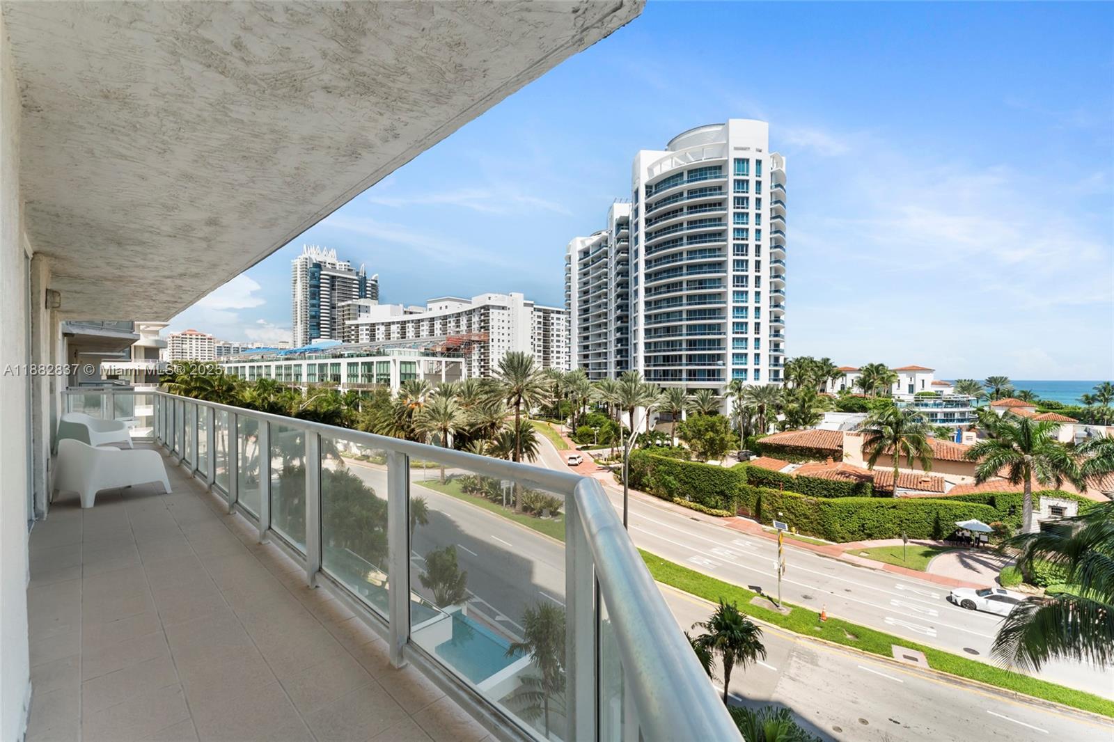 5900 Collins Avenue, Unit 604 Miami Beach, FL 33140 - Photo 9 of 30 a view of balcony with city view