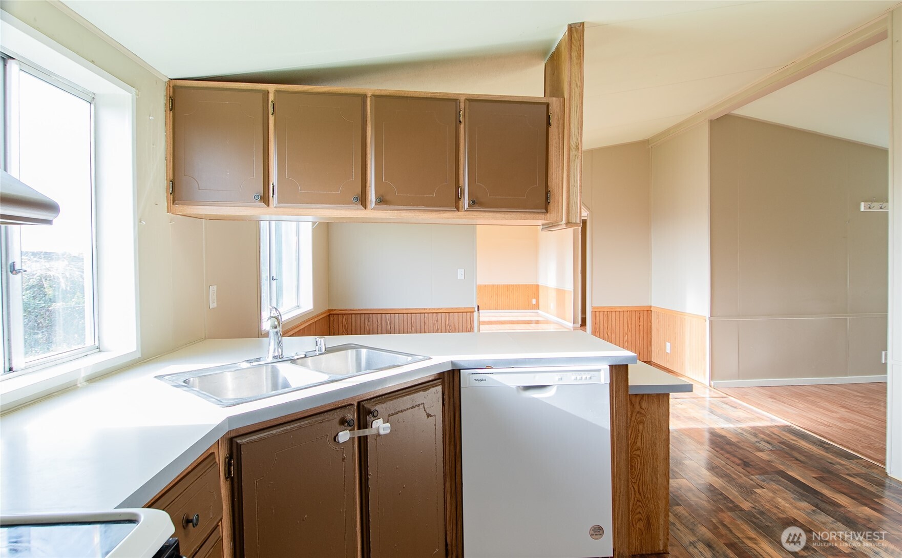 5541 Bayvue Road Blaine, WA 98230 - Photo 4 of 14 a kitchen with a sink and a window