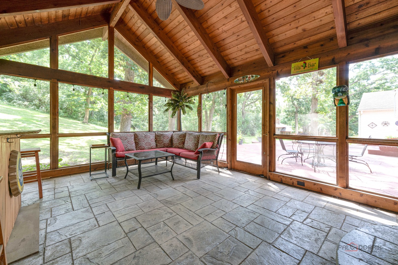 820 Black Partridge Road McHenry, IL 60051 - Photo 17 of 34 a view of a room with furniture and large windows