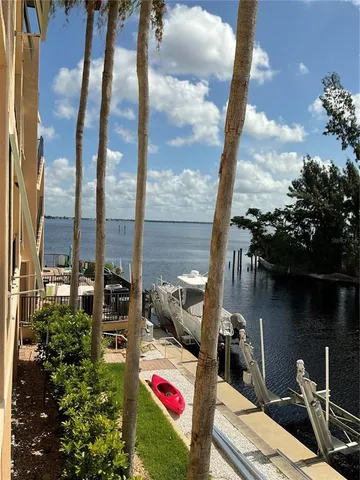 a view of a terrace with a garden