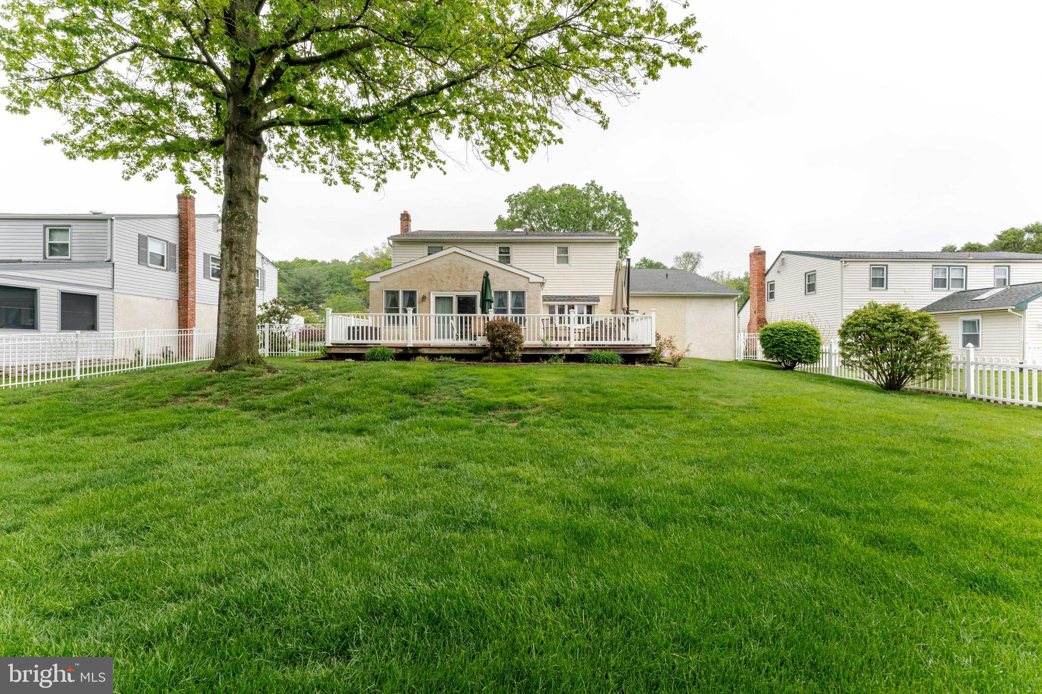 209 Beechtree Drive Broomall, PA 19008 - Photo 60 of 61 a view of a house with a big yard and large trees