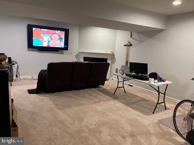 623 Buggy Ride Road Bel Air, MD 21014 - Photo 16 of 28 Large Rec Room with gas fireplace