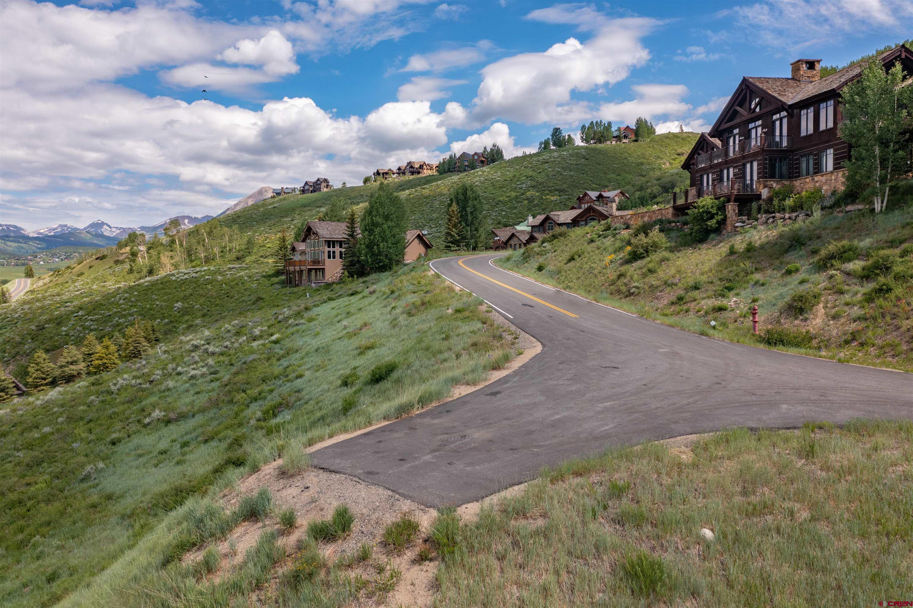35 Overlook Drive Crested Butte, CO 81225 - Photo 19 of 22 a view of a garden with a building in the background