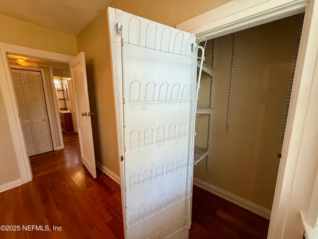 a view of front door