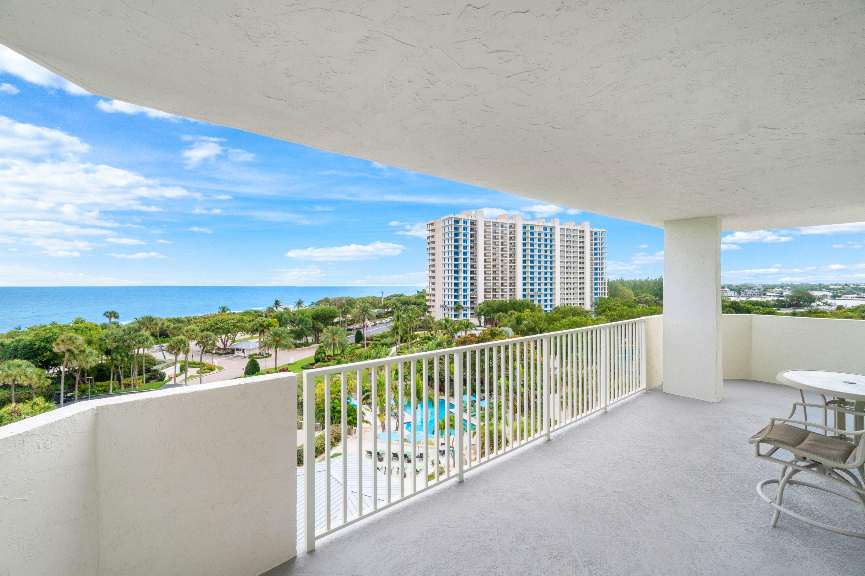 4301 North Ocean Boulevard, Unit 708 Boca Raton, FL 33431 - Photo 12 of 51 a view of a city from a balcony
