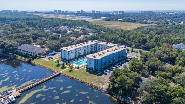 an aerial view of residential house with outdoor space