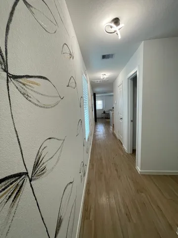 wooden floor in an empty room