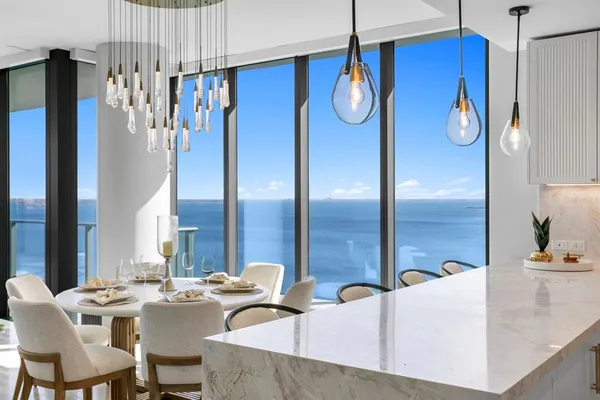 a bedroom with a bed and a walk in closet