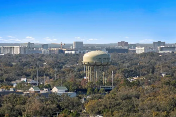 a view of balcony with city view