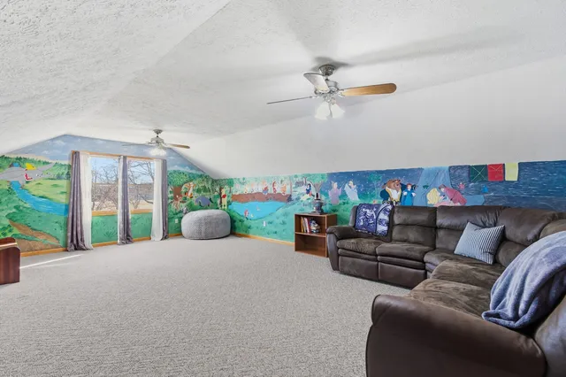 a view of a room with chairs