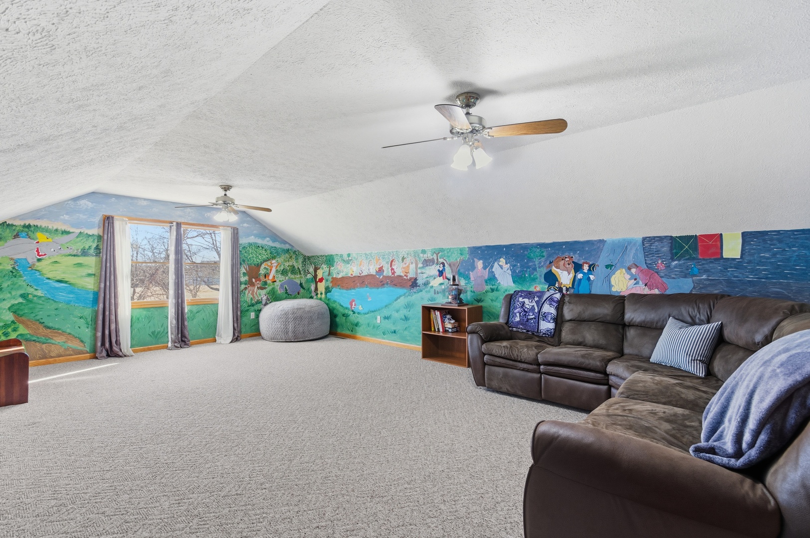 2216 North 2929th Road Marseilles, IL 61341 - Photo 30 of 49 a living room with furniture a chandelier and a flat screen tv