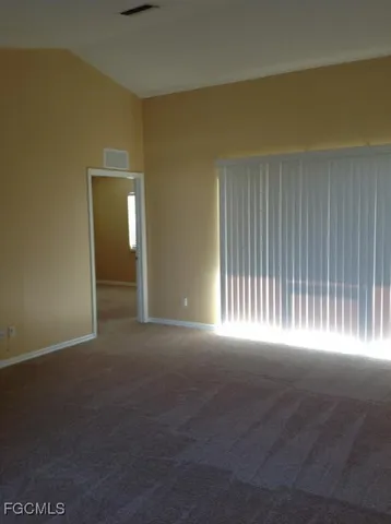 a view of empty room