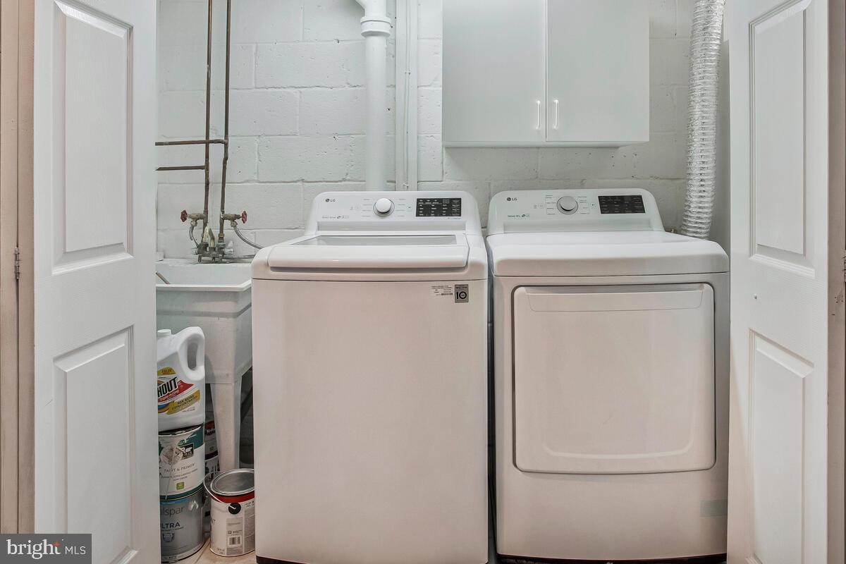 7215 Conley Street Baltimore, MD 21224 - Photo 33 of 38 a utility room with dryer and washer