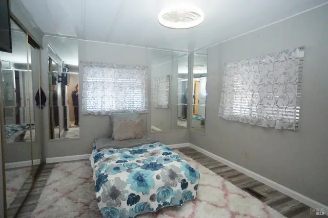 a close up of a shower curtain