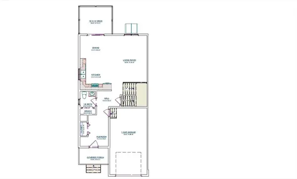 a picture of a floor plan
