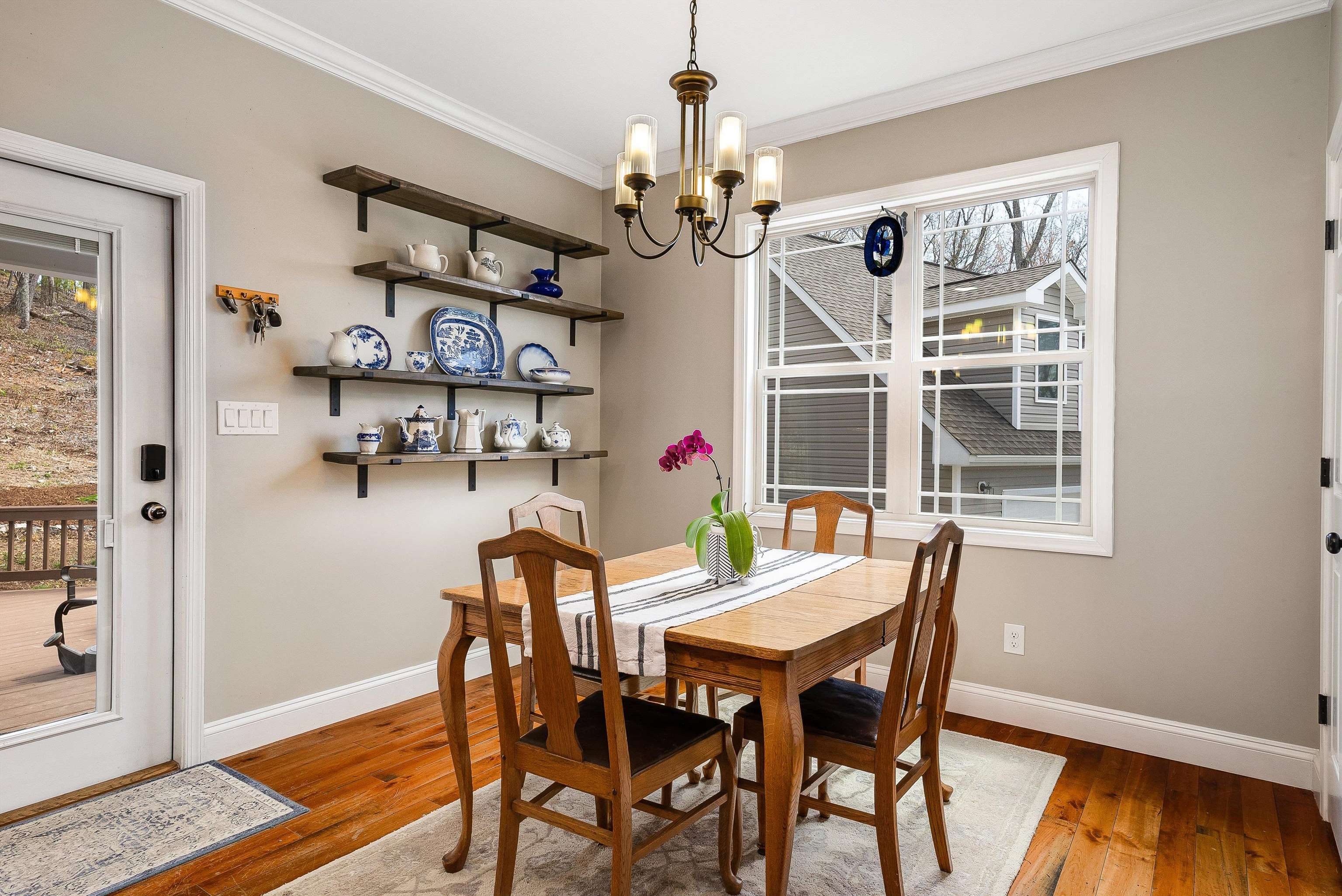 920 Wagon Shop Road Middlebrook, VA 24459 - Photo 18 of 75 a view of a dining room with furniture wooden floor and chandelier