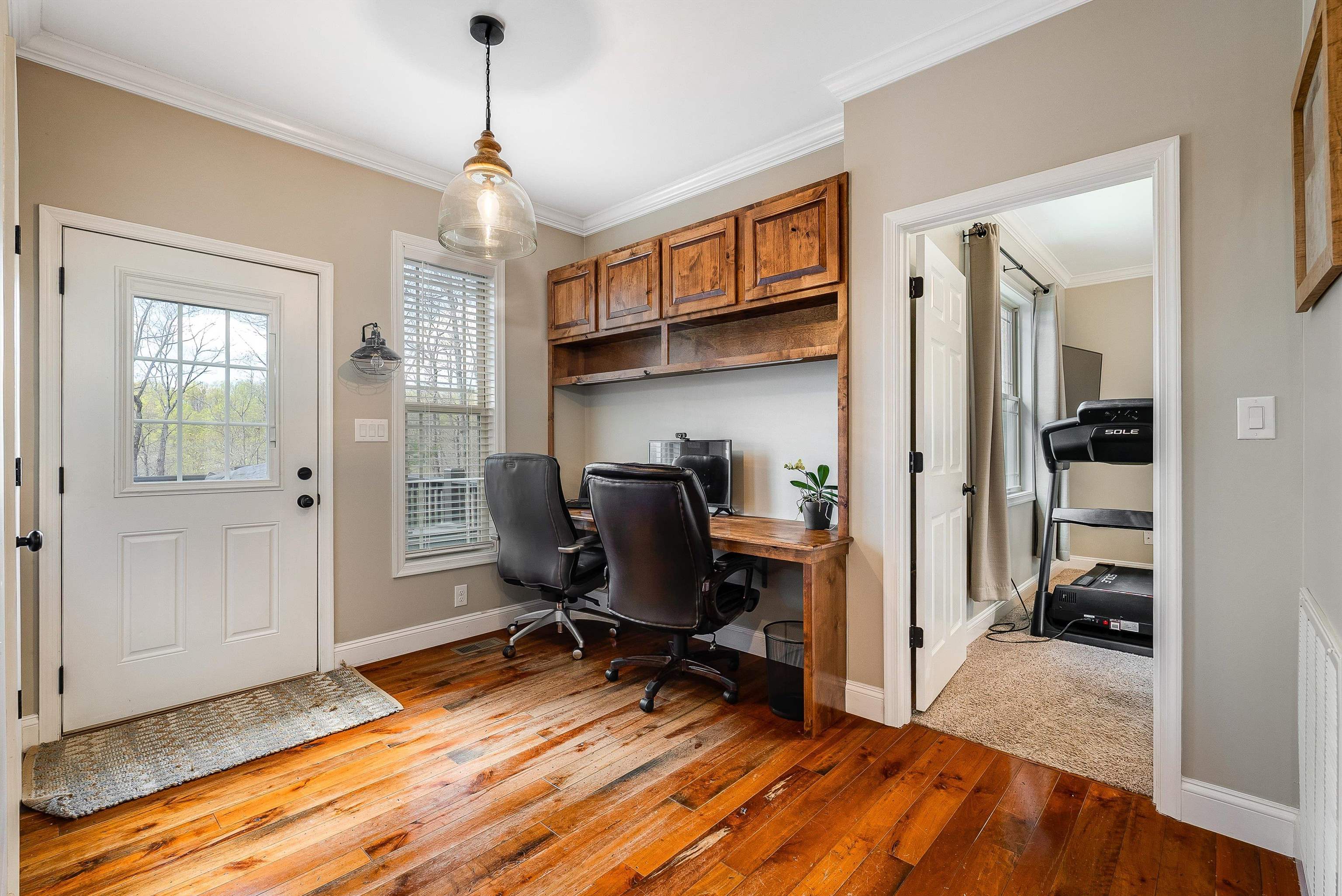920 Wagon Shop Road Middlebrook, VA 24459 - Photo 25 of 75 a view of a workspace with furniture and a bedroom