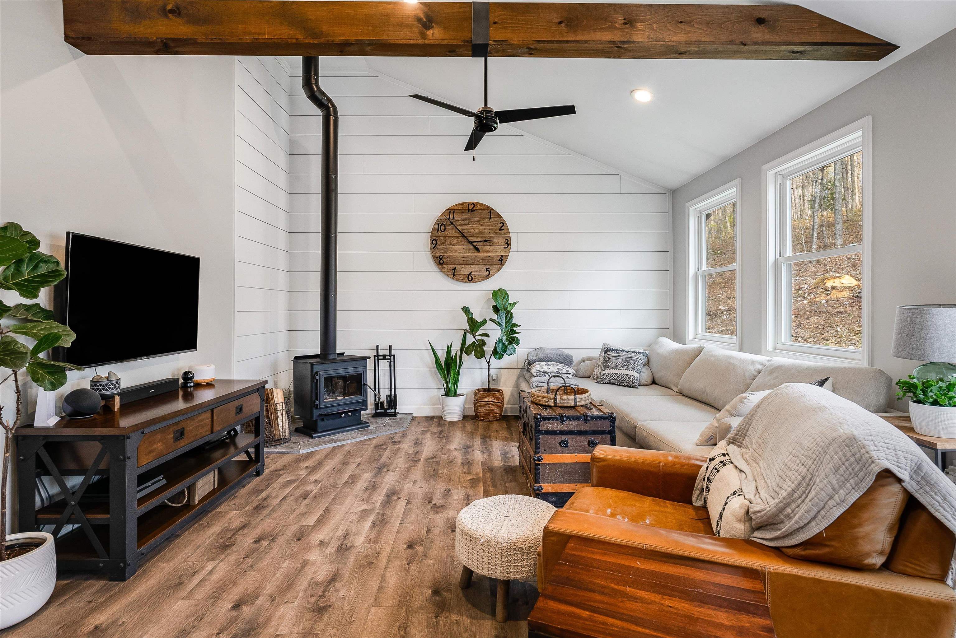 920 Wagon Shop Road Middlebrook, VA 24459 - Photo 54 of 75 a living room with furniture and a flat screen tv