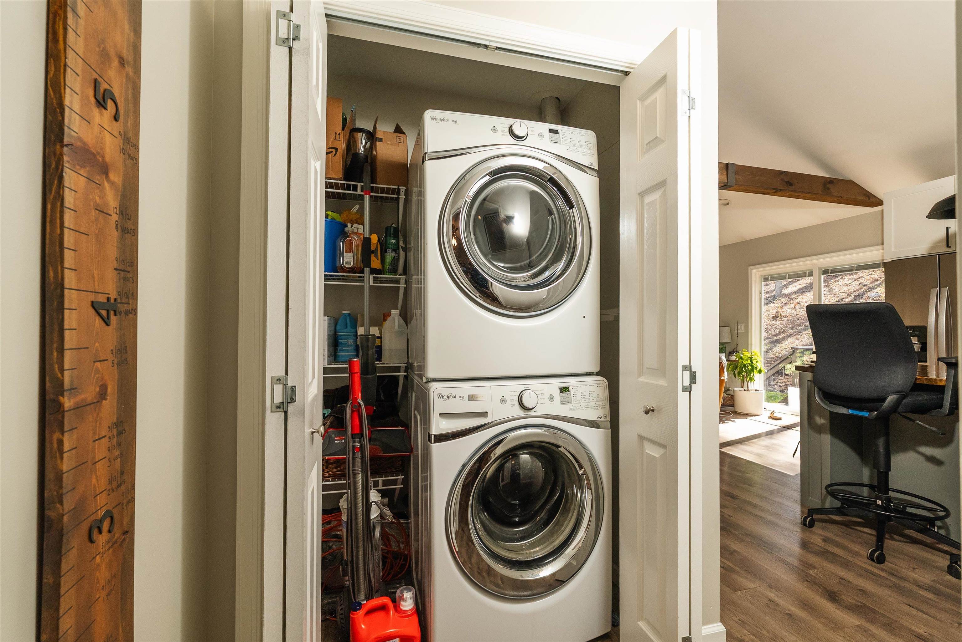920 Wagon Shop Road Middlebrook, VA 24459 - Photo 56 of 75 a view of a hallway with washer and dryer