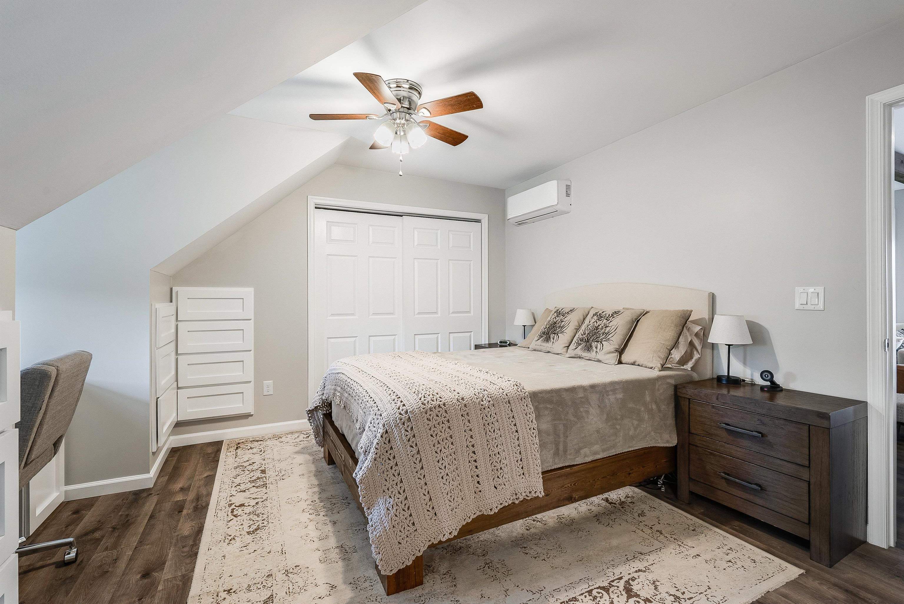 920 Wagon Shop Road Middlebrook, VA 24459 - Photo 58 of 75 a bedroom with a bed and a chandelier