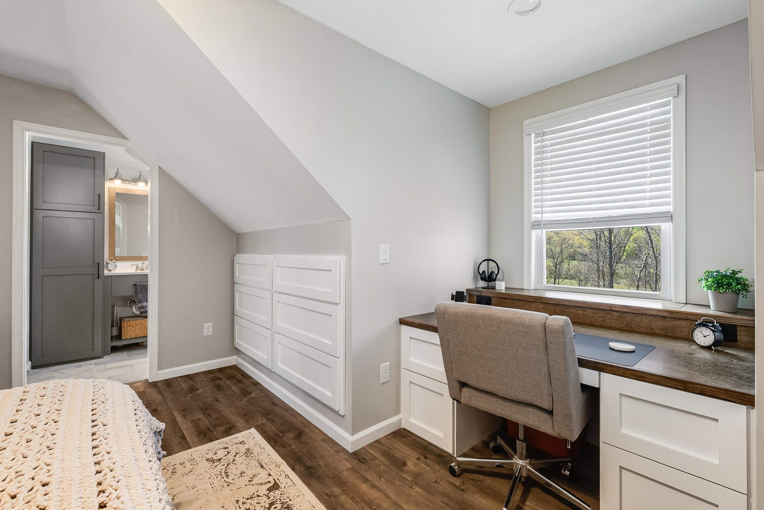920 Wagon Shop Road Middlebrook, VA 24459 - Photo 59 of 75 a view of a workspace with furniture and a window