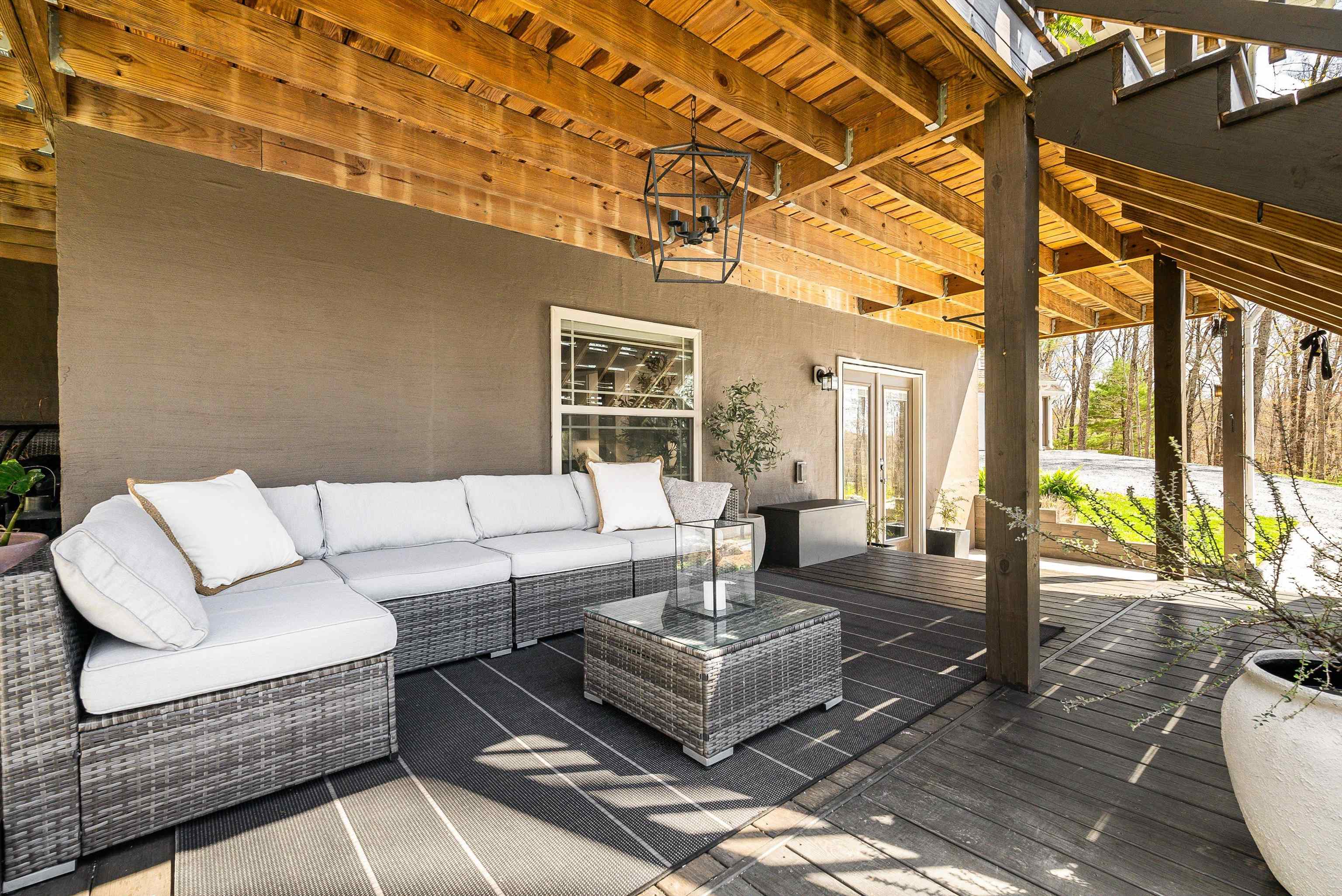 920 Wagon Shop Road Middlebrook, VA 24459 - Photo 6 of 75 a living room with furniture and a floor to ceiling window