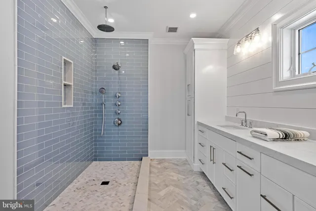 a view of a balcony with wooden floor