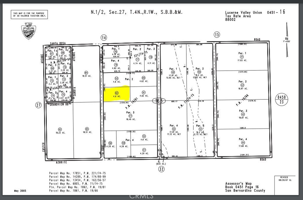 0 Cody Parcel Road, Unit 45116362 Lucerne Valley, CA 92356 - Photo 1 of 1