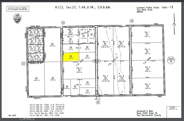 $25,250 | 0 Cody Parcel Road, Unit 45116362, Lucerne Valley, CA 92356