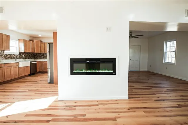 a view of a living room