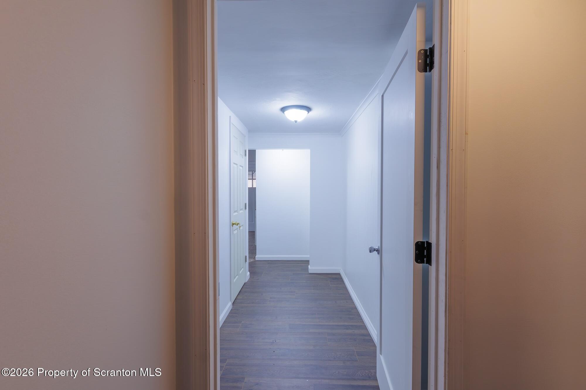 623 East Elm Street, Unit 3 Scranton, PA 18505 - Photo 3 of 18 a view of a hallway with wooden floor