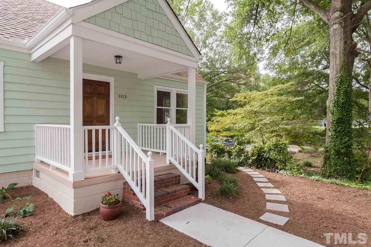1113 Fairview Street Durham, NC 27707 - Photo 3 of 25 a view of a house with backyard and porch