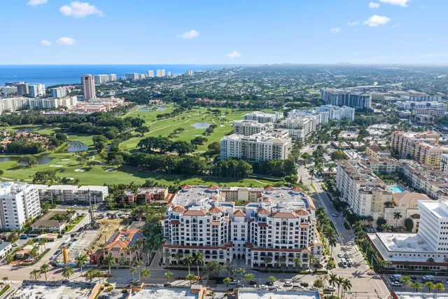 a view of city with tall buildings