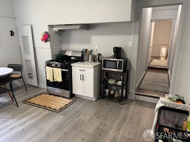 a front view of a building with street