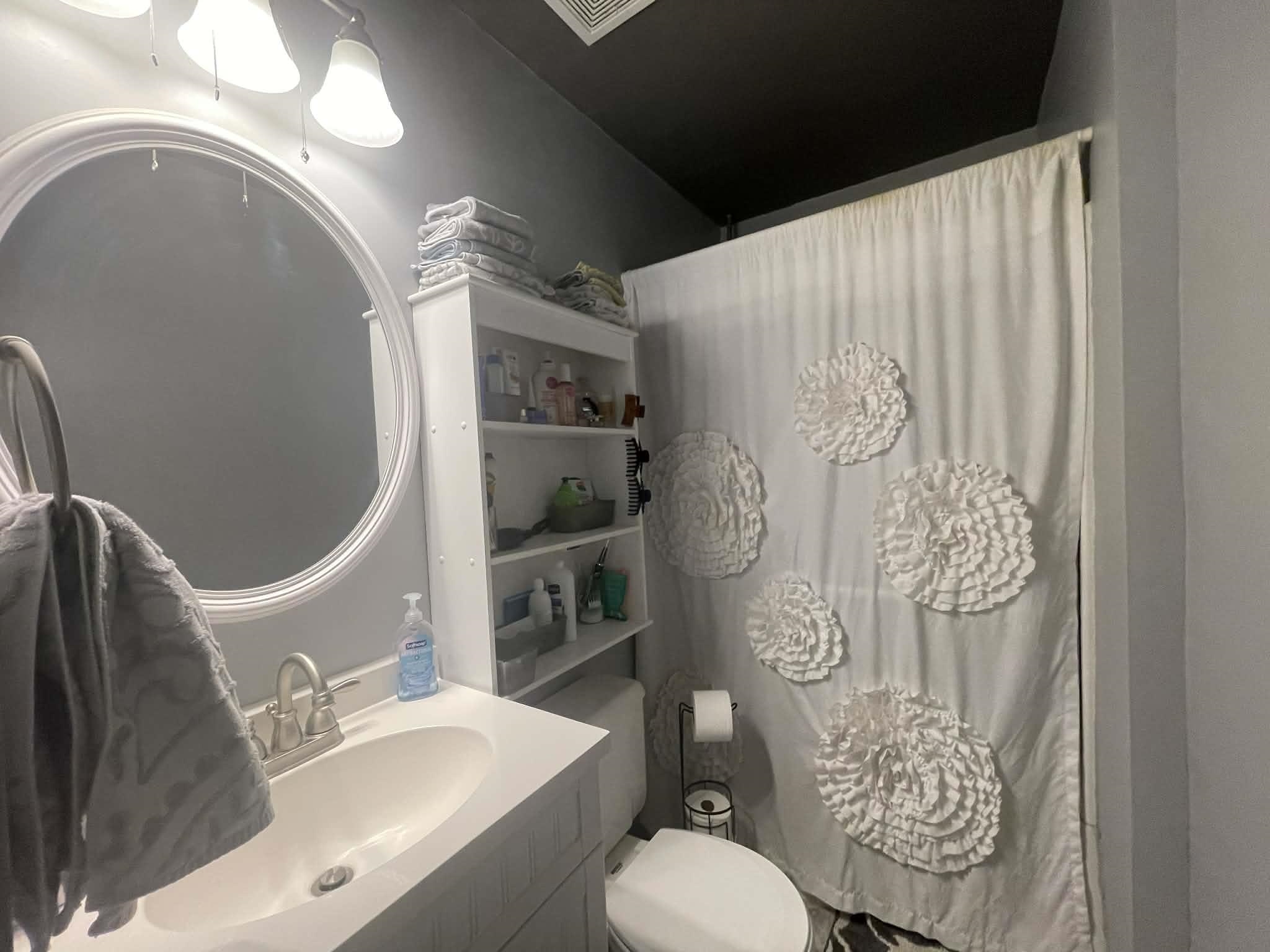 1655 Country Club Road Somerville, TN 38068 - Photo 21 of 26 a bathroom with a toilet sink and shower curtain