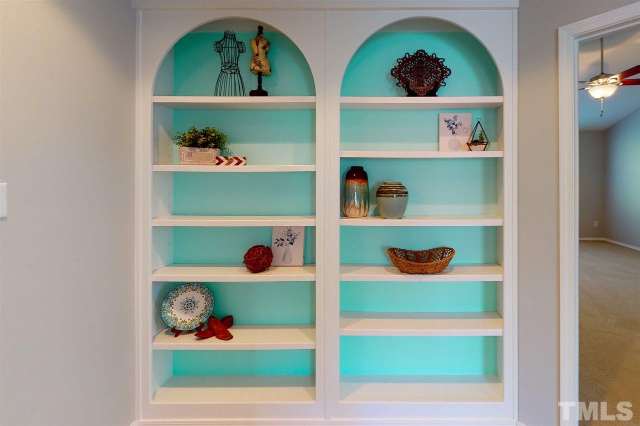 8504 Slabstone Court Raleigh, NC 27613 - Photo 17 of 30 Upstairs landing/ loft includes built in shelving