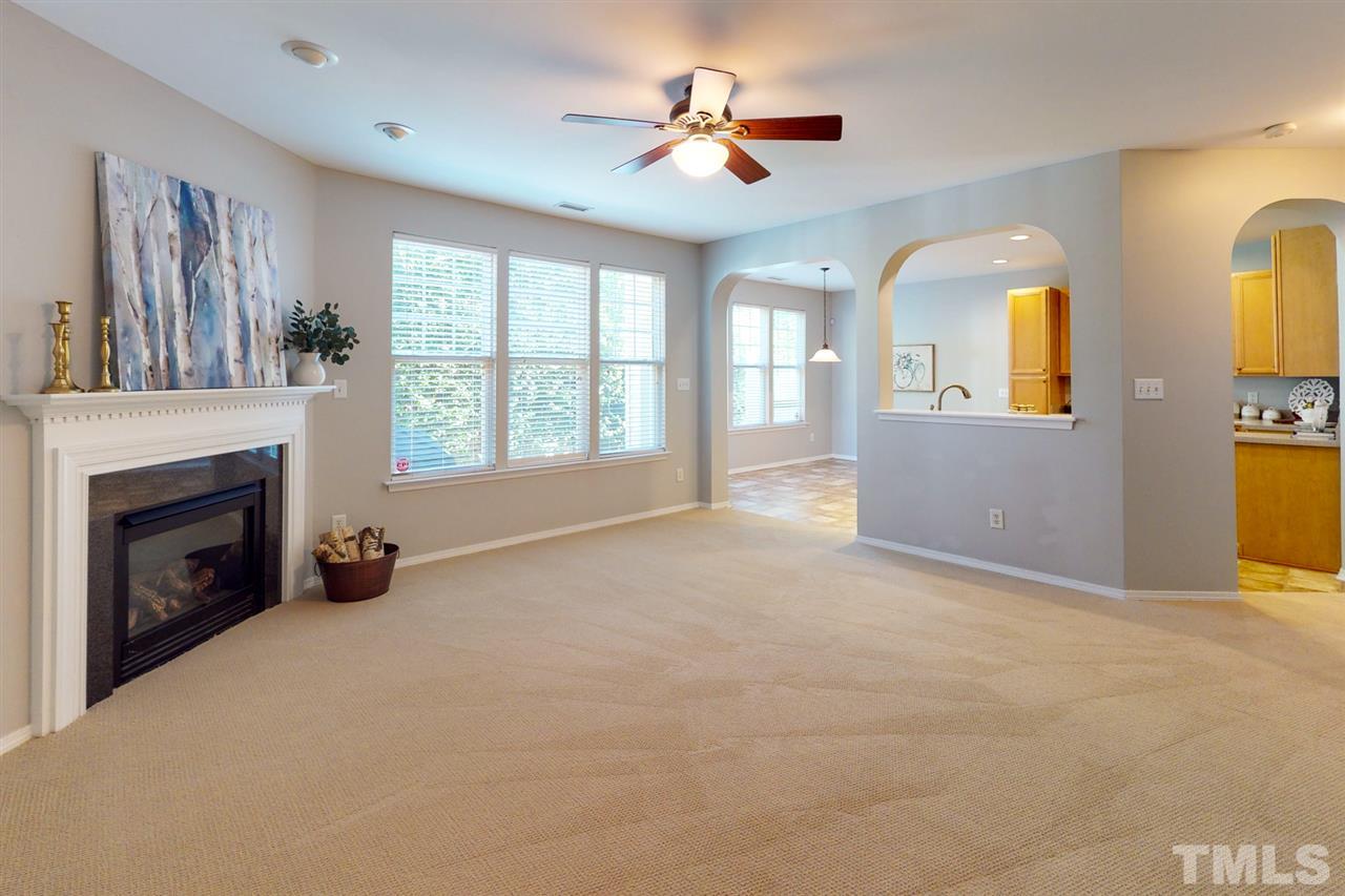 8504 Slabstone Court Raleigh, NC 27613 - Photo 30 of 30 Open floor plan kitchen, dining and family room