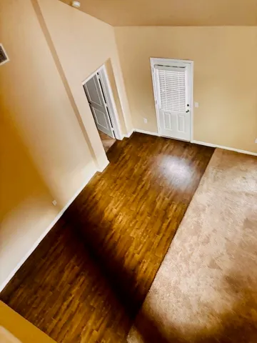 a view of wooden floor