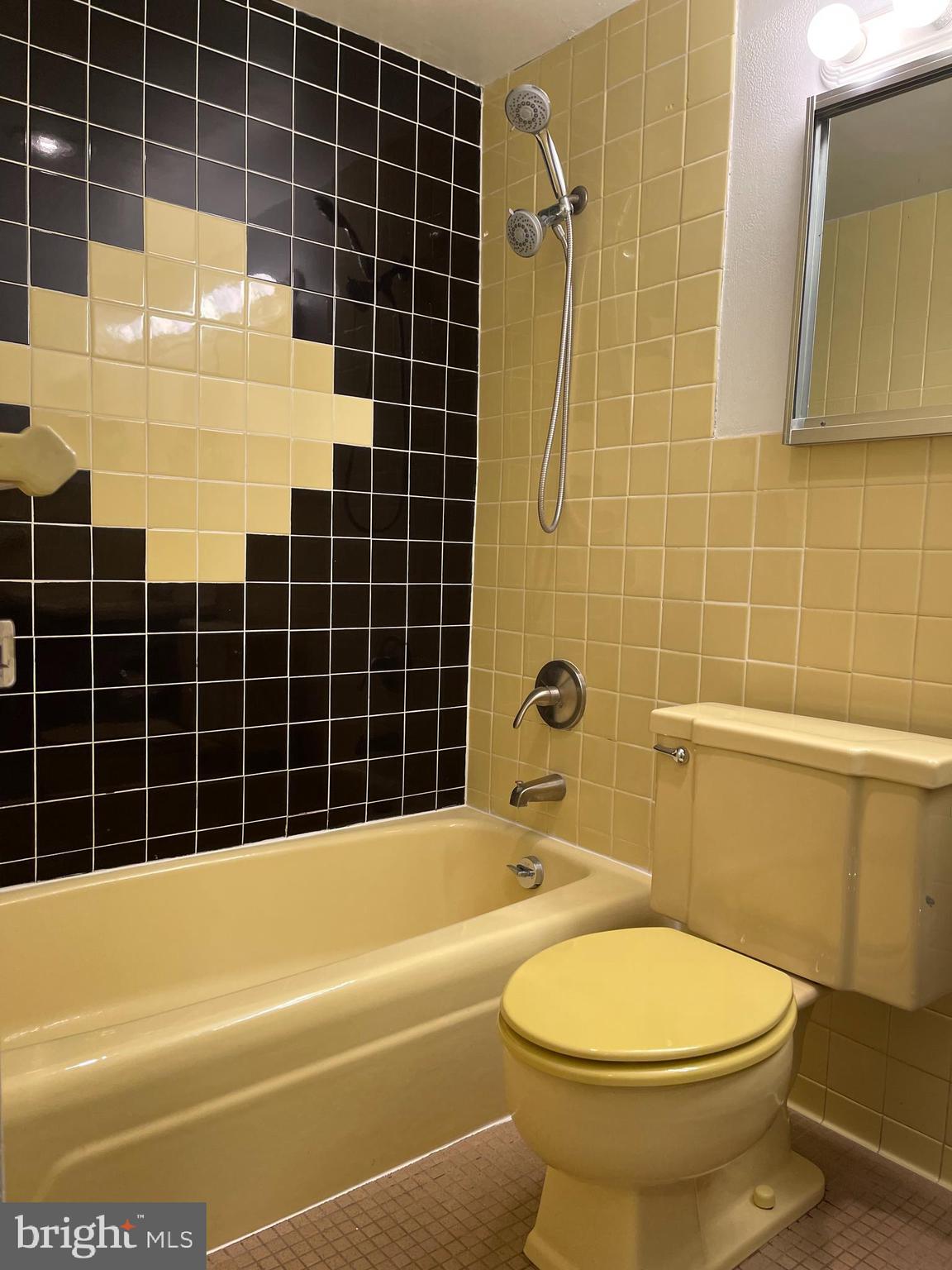 1435 4th Street Southwest, Unit B702 Washington, DC 20024 - Photo 14 of 35 a bathroom with a toilet a sink and bathtub