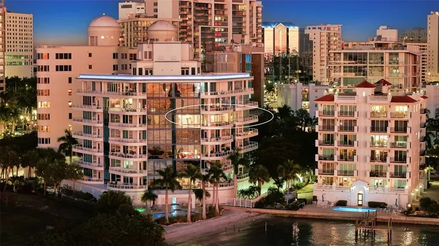 front view of a building with a street