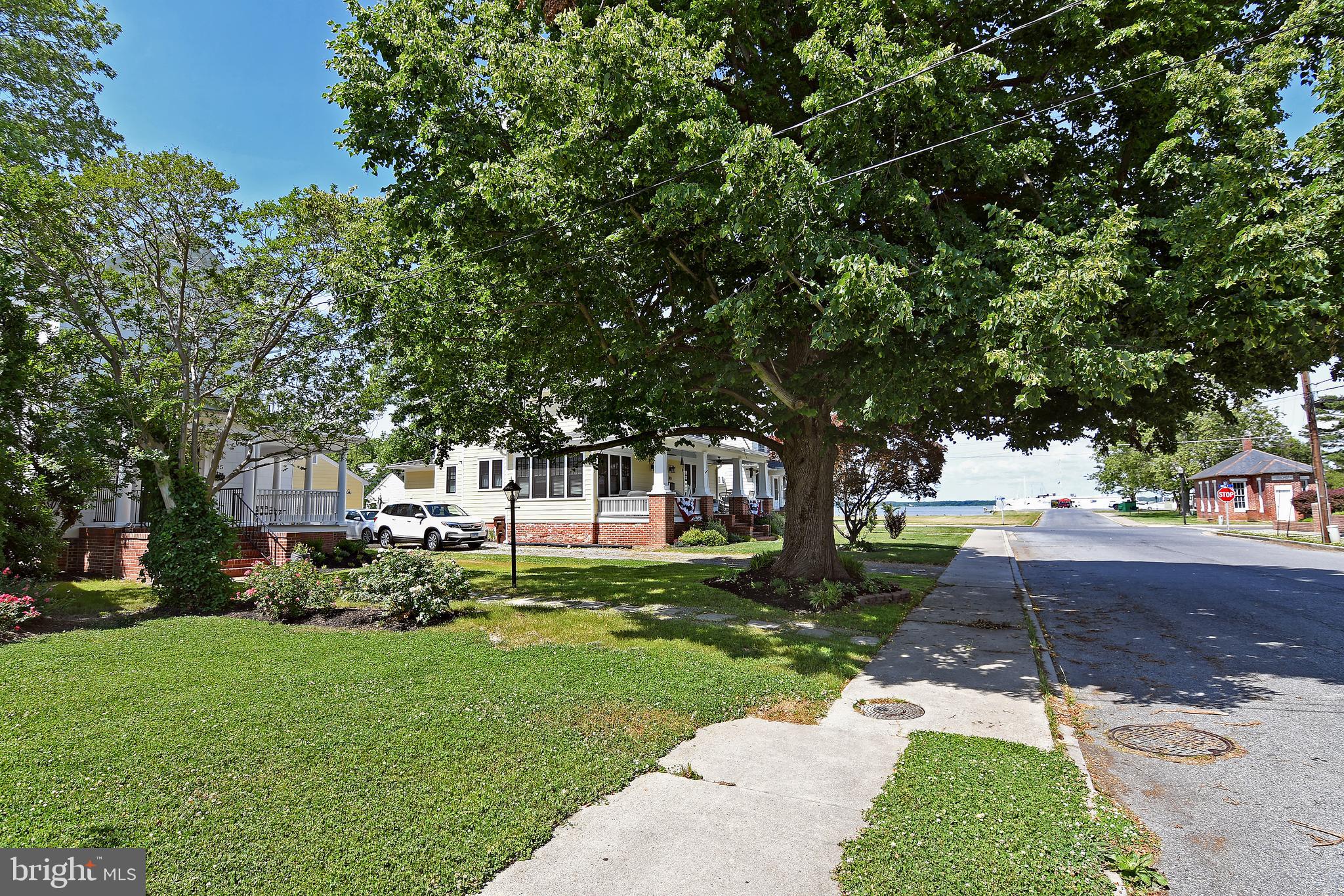 105 Mill Street Cambridge, MD 21613 - Photo 4 of 30 Front Lawn with View of the River