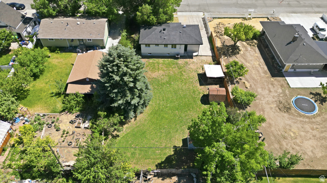 546 West 200 South Payson, UT 84651 - Photo 5 of 45 Expansive property featuring a sizable grassy yard, mature evergreen tree, and a built-in trampoline