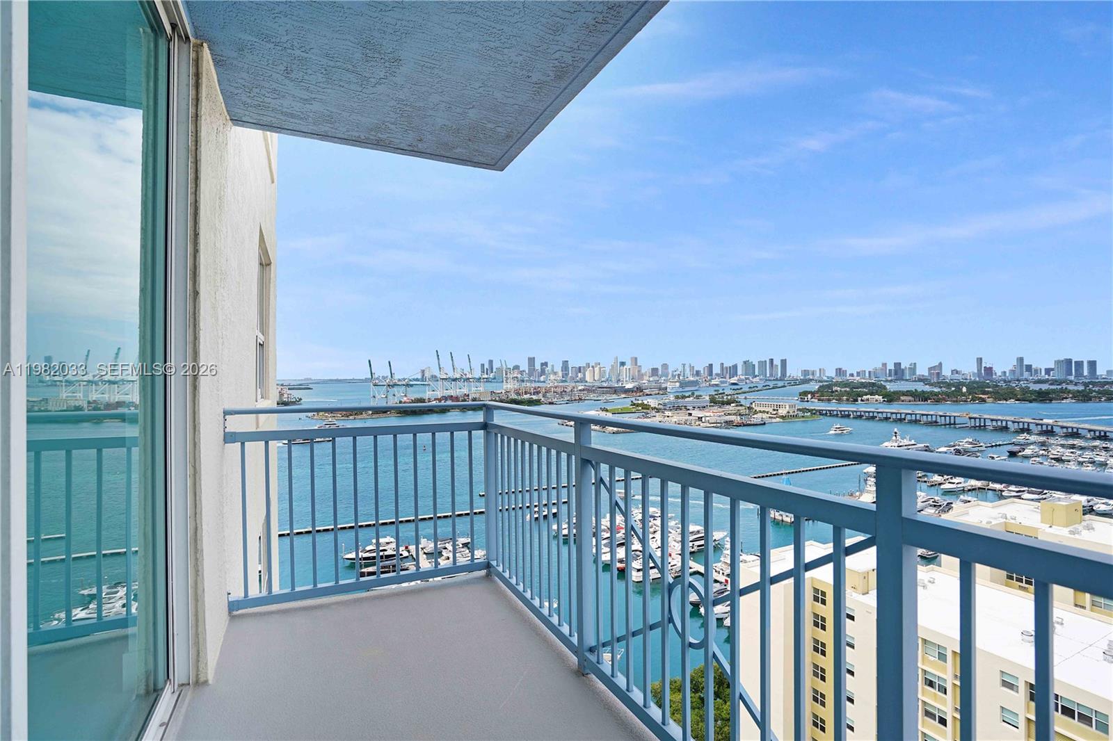 90 Alton Road, Unit 2212 Miami Beach, FL 33139 - Photo 29 of 42 Second balcony faces north